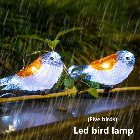 Birds String Lights Battery Powered 6 PC
