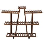 Flower Stand with Wheels
